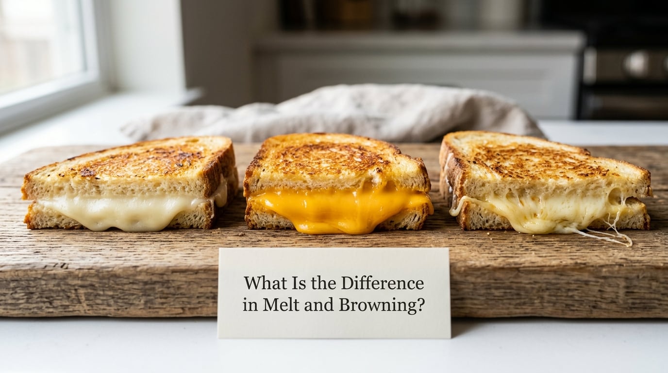 What Is the Difference in Melt and Browning?