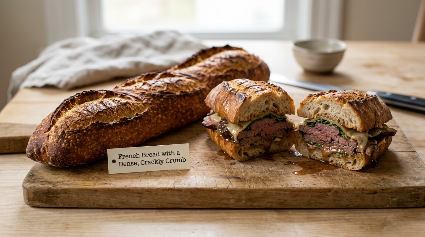 French Bread with a Dense, Crackly Crumb
