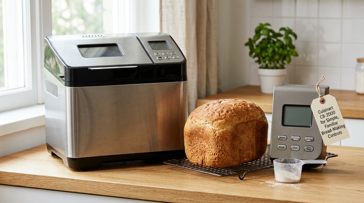 Cuisinart CB-2000 for Simple, Familiar Bread-Making Controls