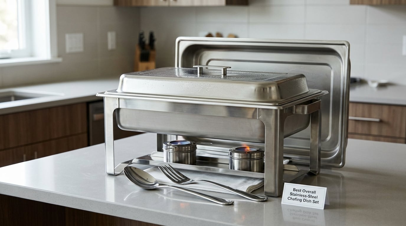 Best Overall Stainless-Steel Chafing Dish Set