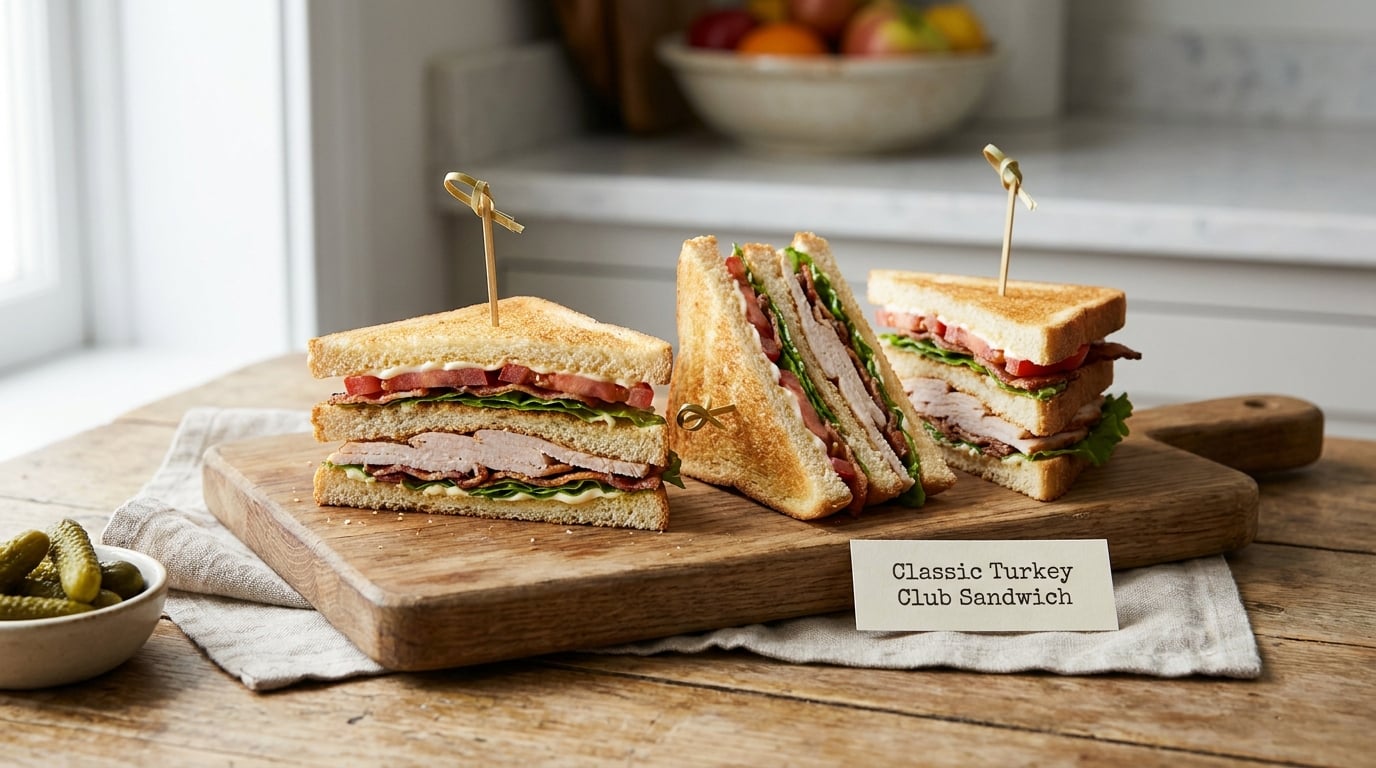 Classic Turkey Club Sandwich