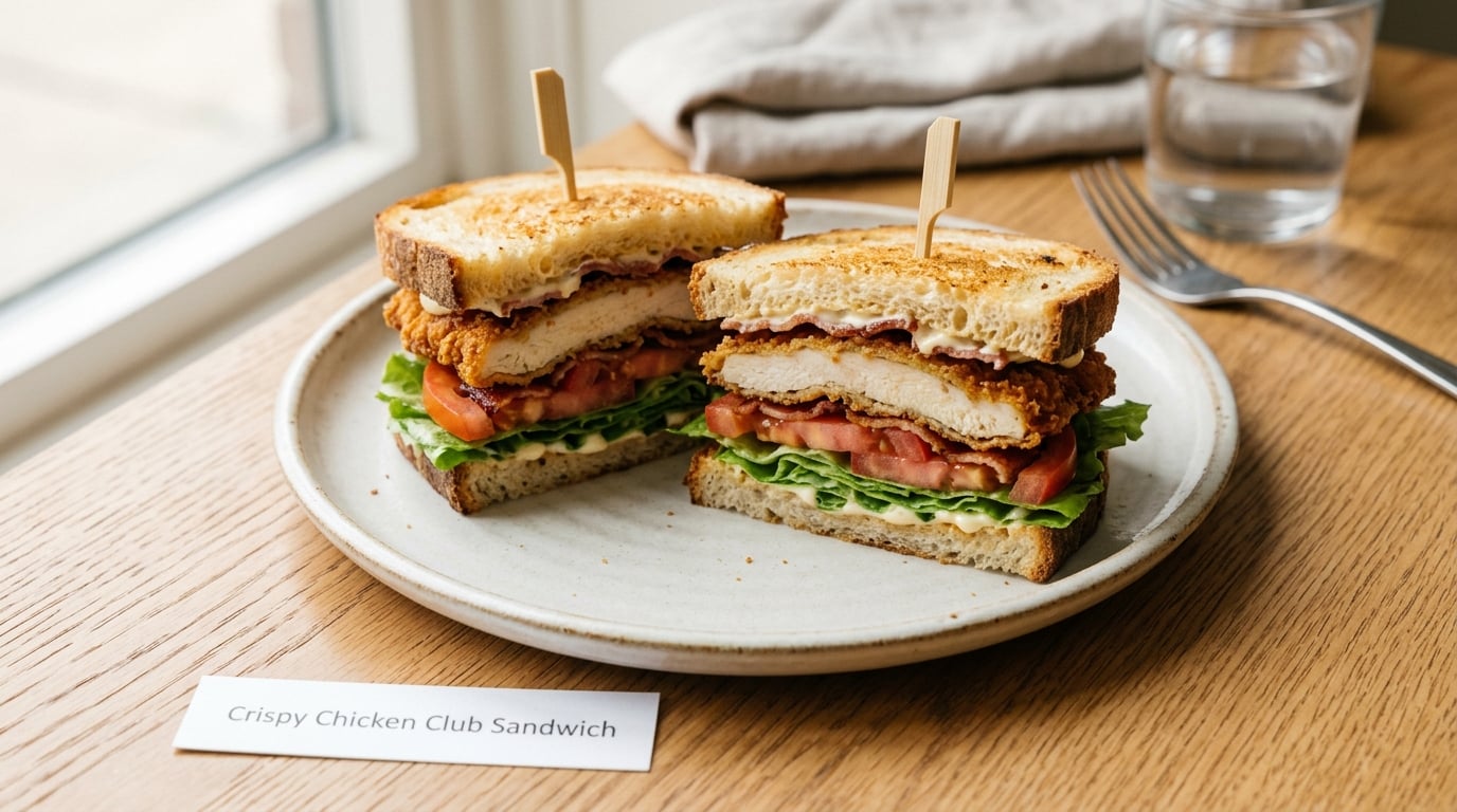 Crispy Chicken Club Sandwich