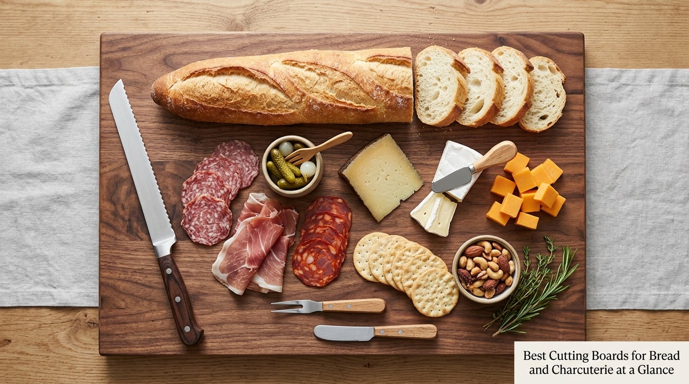 Best Cutting Boards for Bread and Charcuterie at a Glance