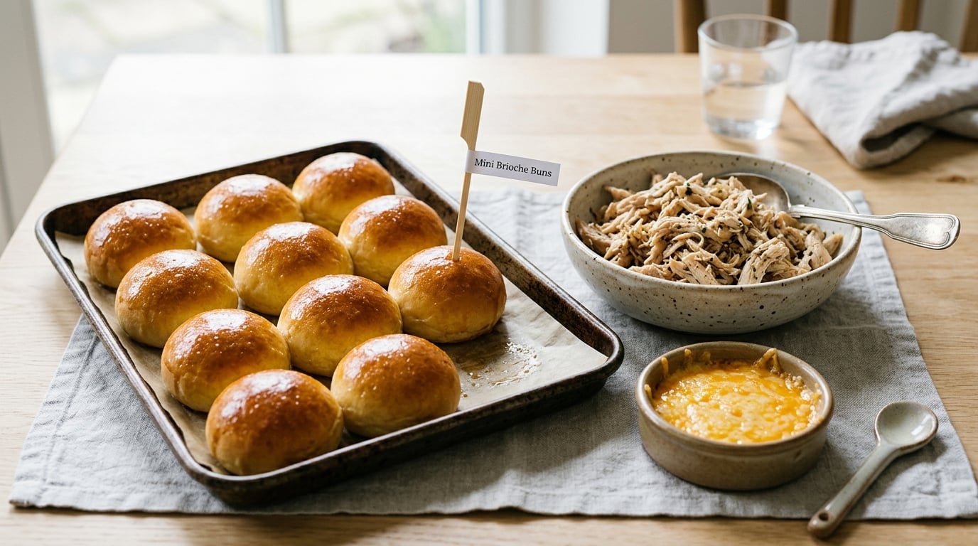 Mini Brioche Buns
