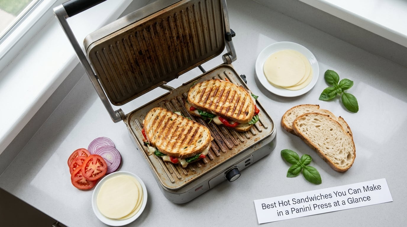 Best Hot Sandwiches You Can Make in a Panini Press at a Glance