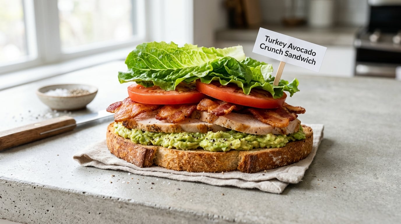 Turkey Avocado Crunch Sandwich