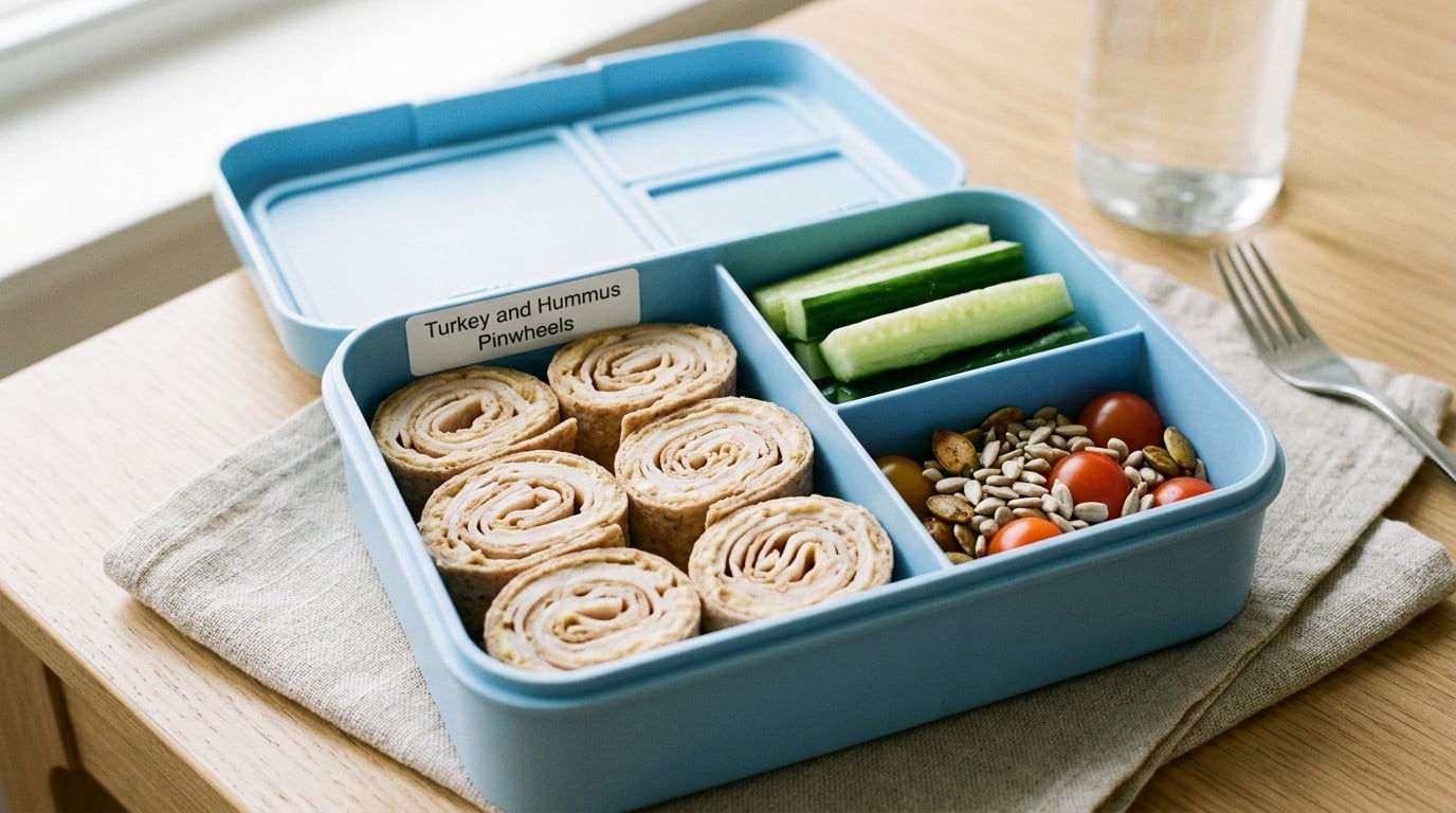 Turkey and Hummus Pinwheels