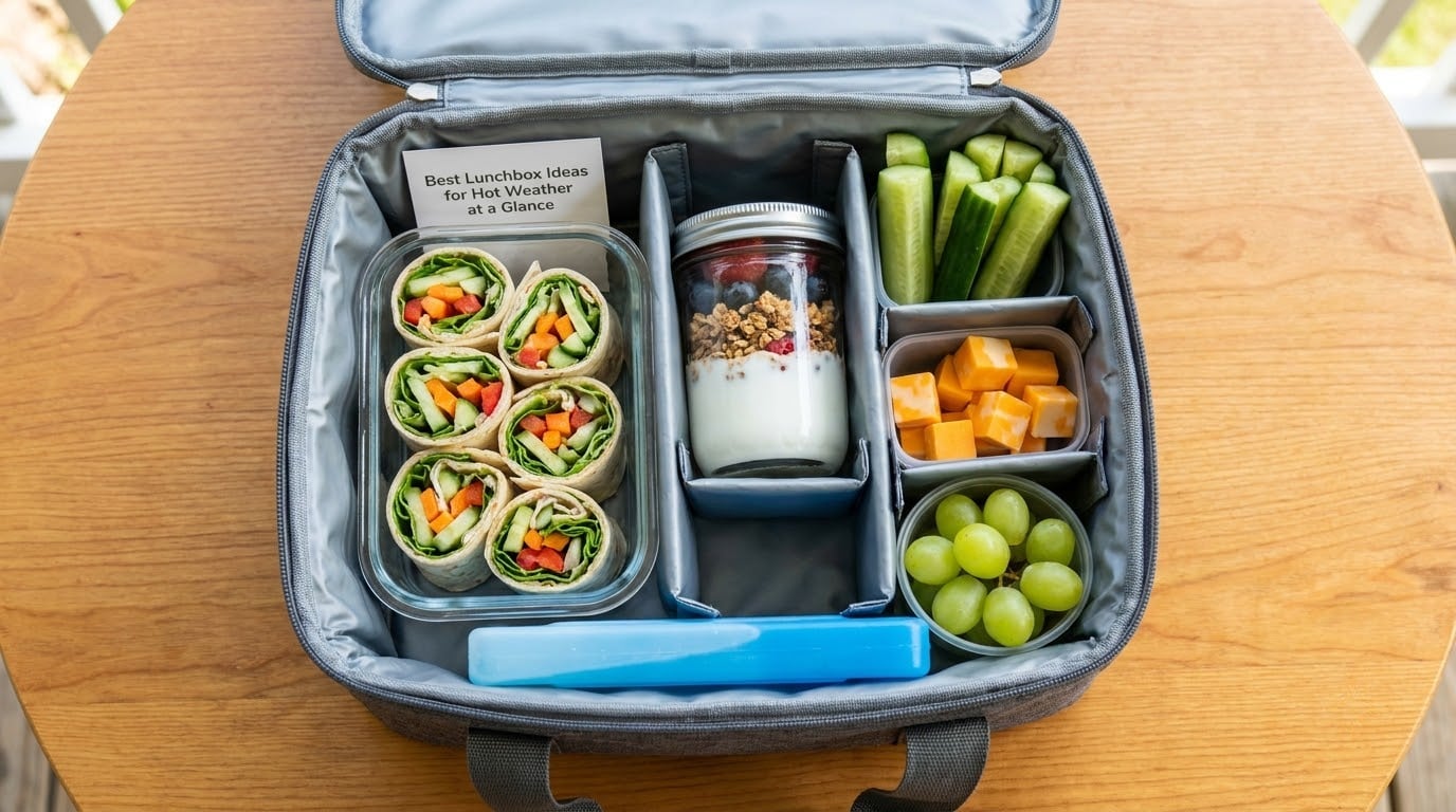 Best Lunchbox Ideas for Hot Weather at a Glance