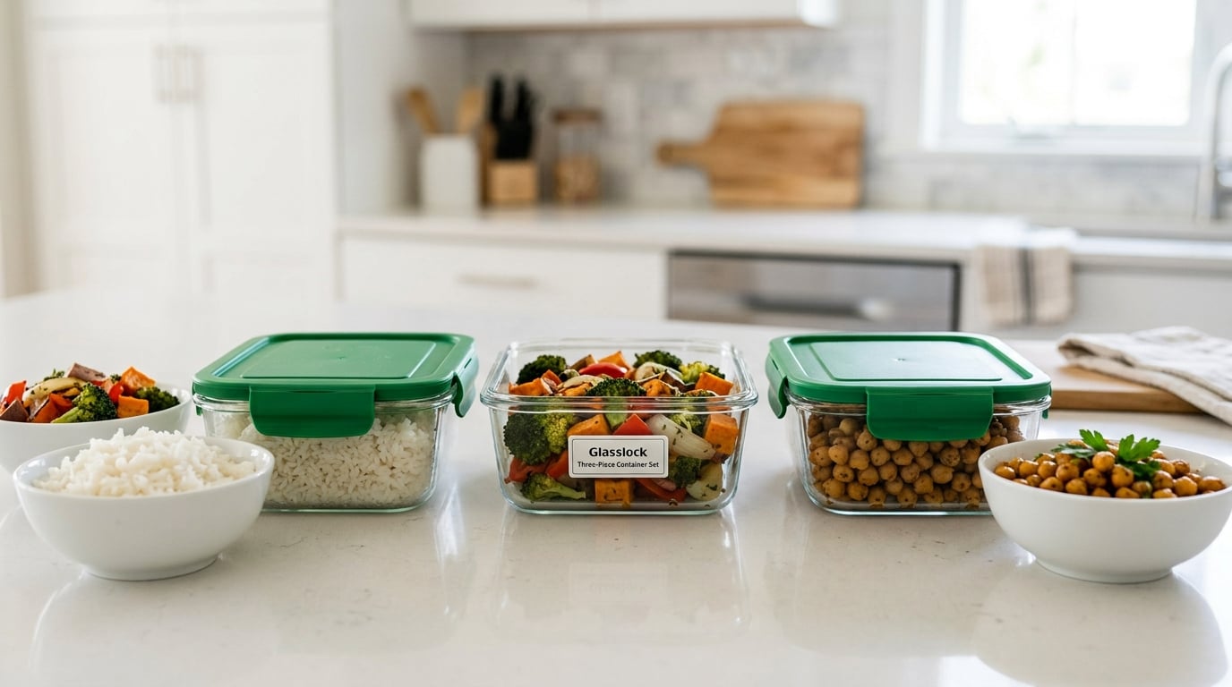 Glasslock Three-Piece Container Set