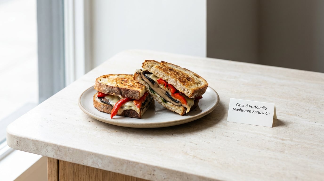 Grilled Portobello Mushroom Sandwich