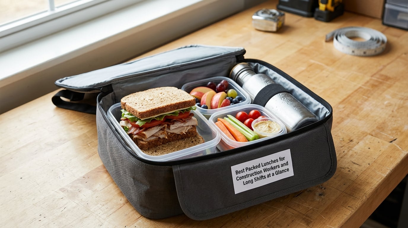 Best Packed Lunches for Construction Workers and Long Shifts at a Glance
