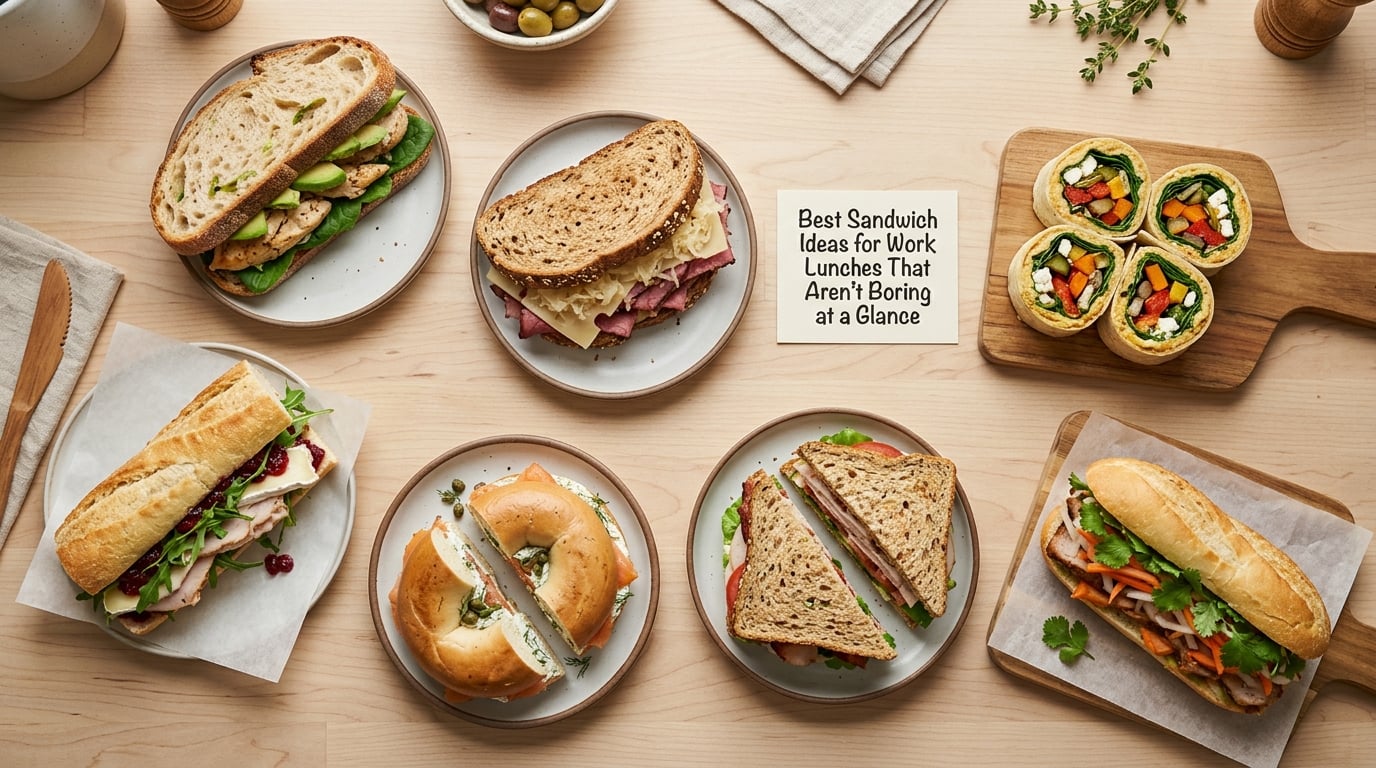 Best Sandwich Ideas for Work Lunches That Aren't Boring at a Glance