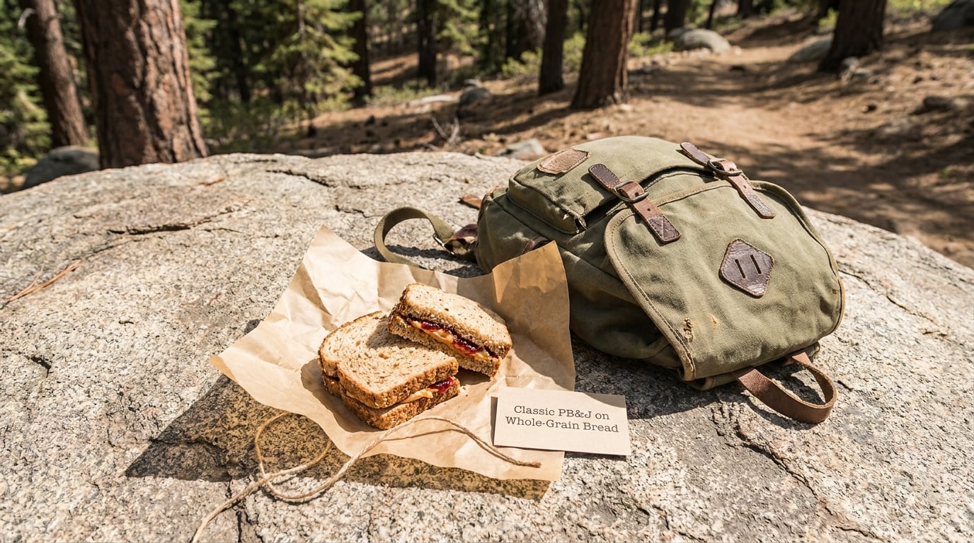 Classic PB&J on Whole-Grain Bread