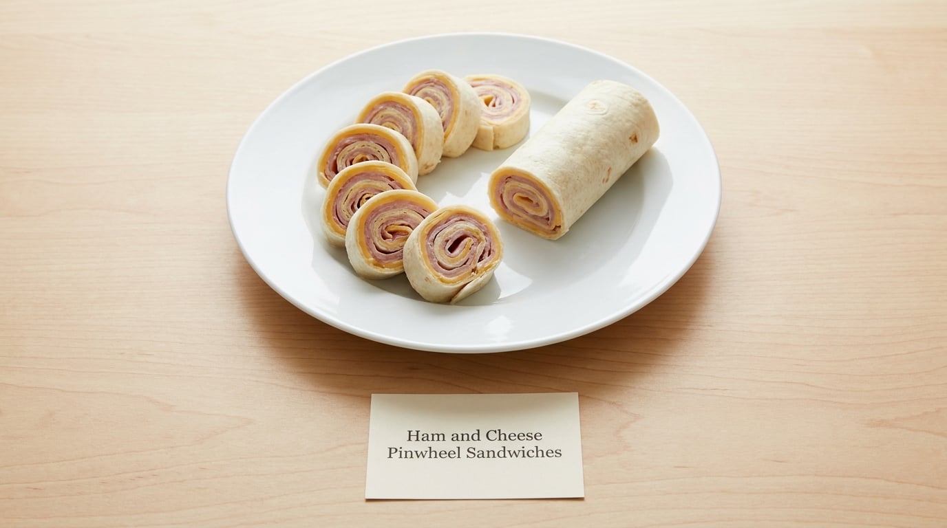 Ham and Cheese Pinwheel Sandwiches