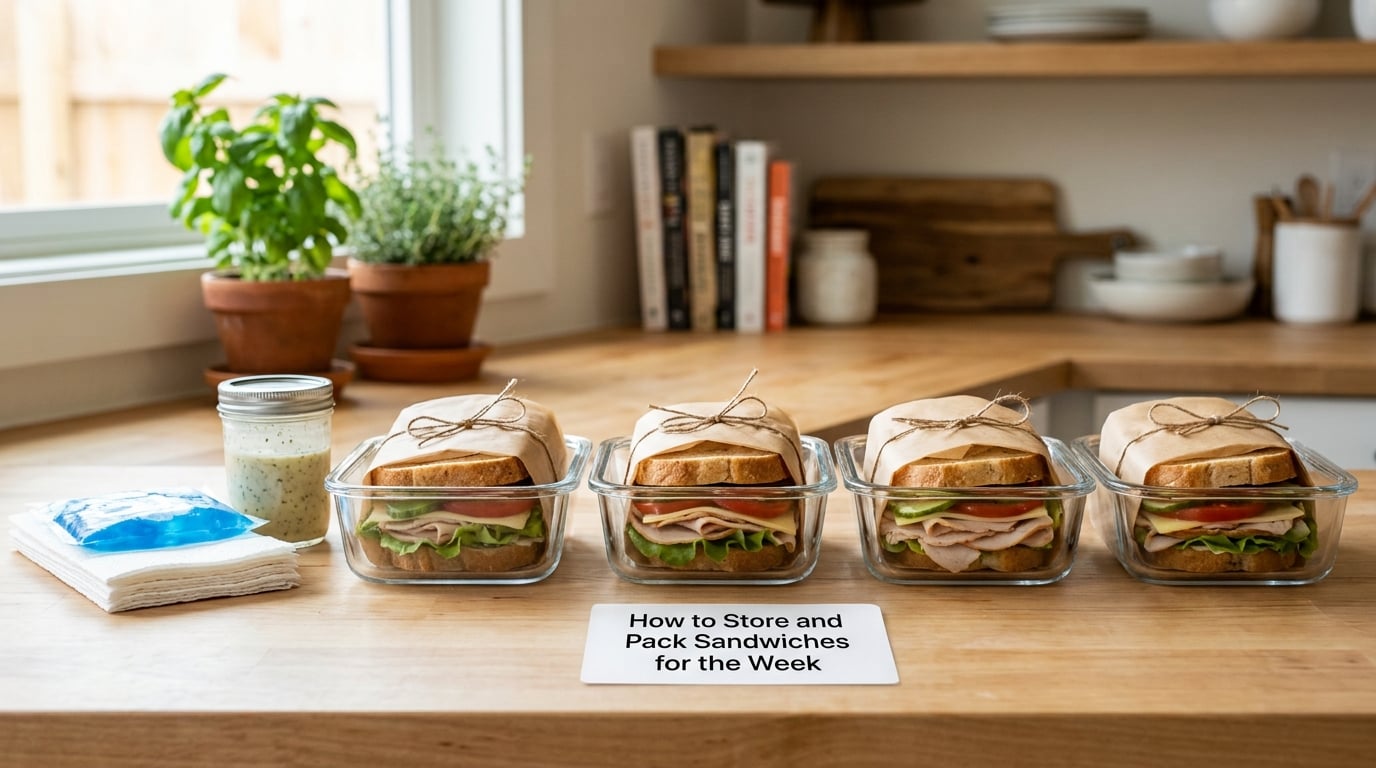 How to Store and Pack Sandwiches for the Week