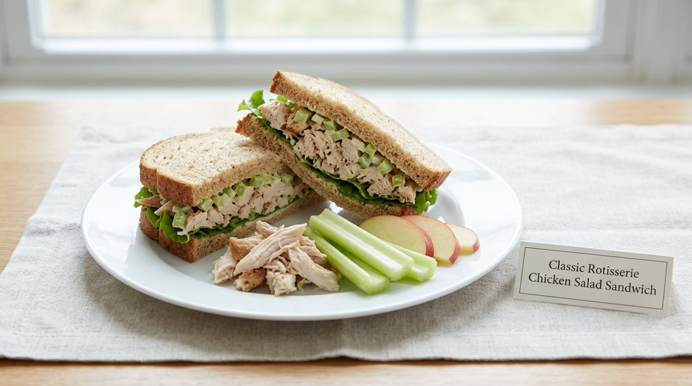 Classic Rotisserie Chicken Salad Sandwich