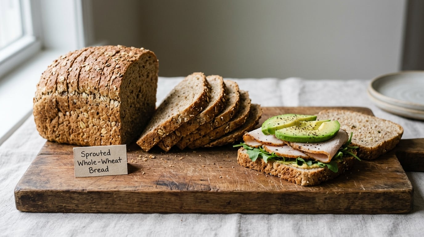 Sprouted Whole-Wheat Bread