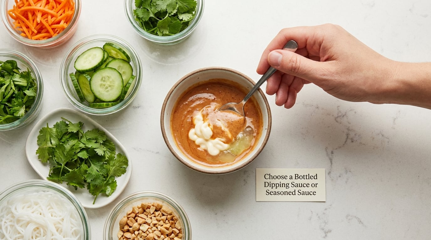 Choose a Bottled Dipping Sauce or Seasoned Sauce