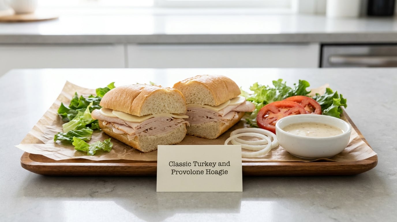 Classic Turkey and Provolone Hoagie