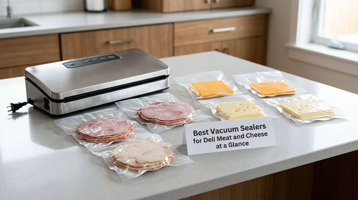 Best Vacuum Sealers for Deli Meat and Cheese at a Glance