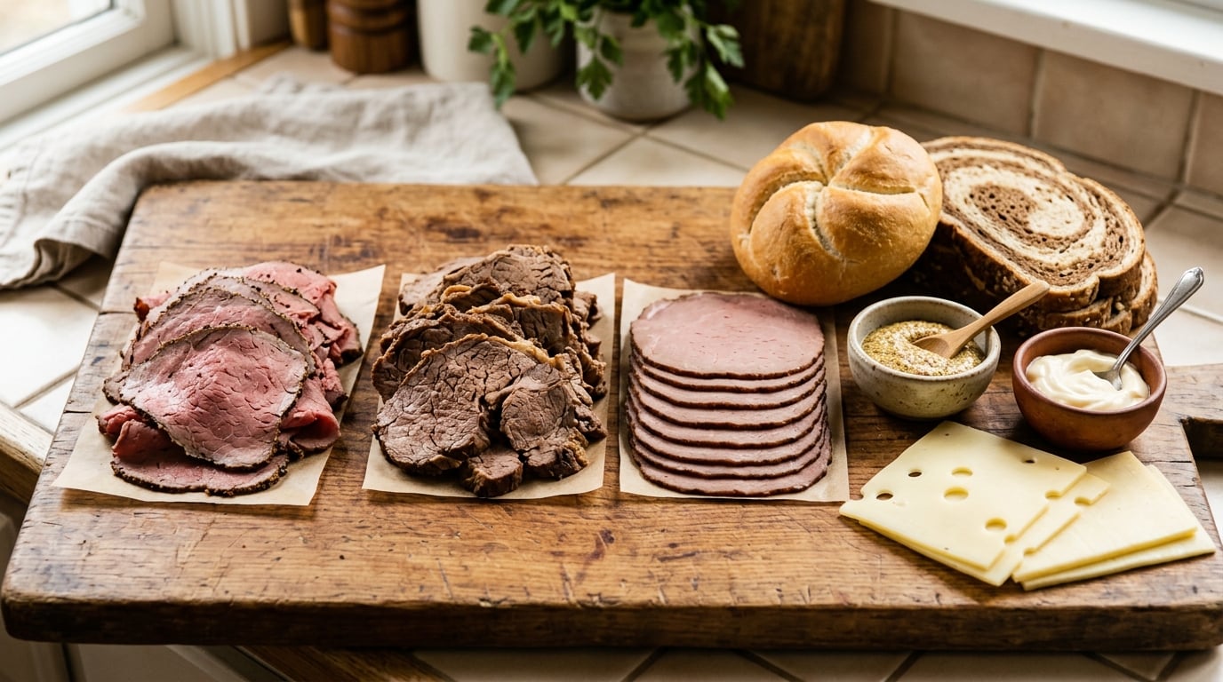 Best Roast Beef for Sandwiches: Deli Counter vs. Homemade vs. Pre-Packaged