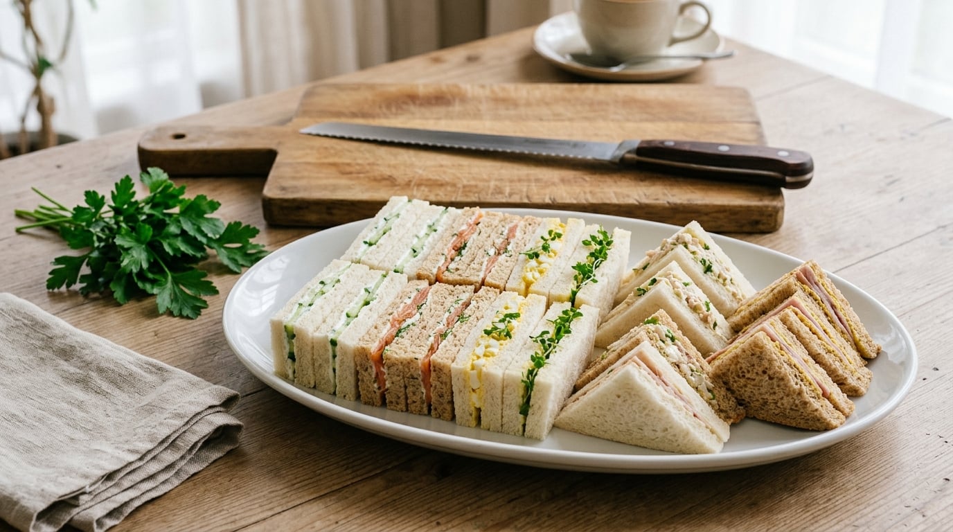 How to Cut a Sandwich for a Platter So It Looks Professional