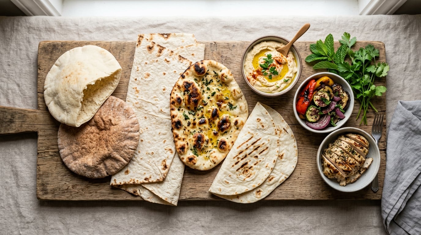 Best Pita and Flatbreads for Stuffed Sandwiches