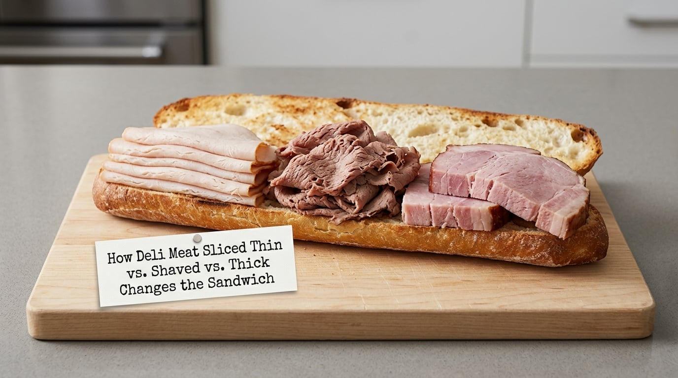 How Deli Meat Sliced Thin vs. Shaved vs. Thick Changes the Sandwich