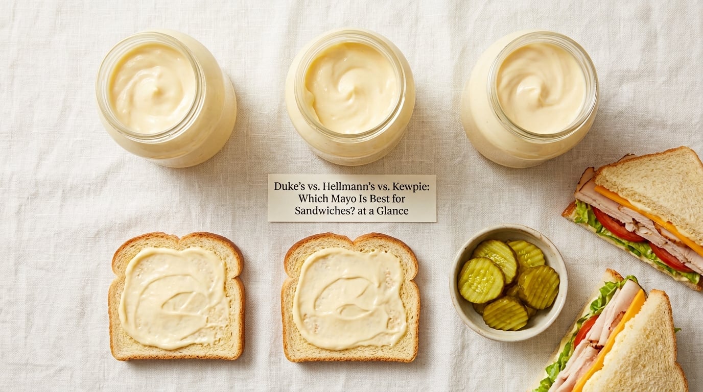 Duke's vs. Hellmann's vs. Kewpie: Which Mayo Is Best for Sandwiches? at a Glance