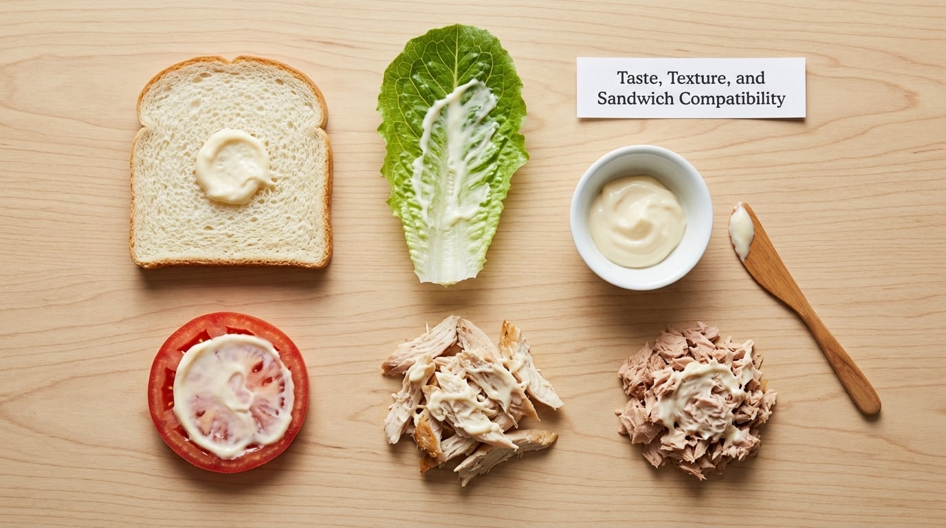 Taste, Texture, and Sandwich Compatibility