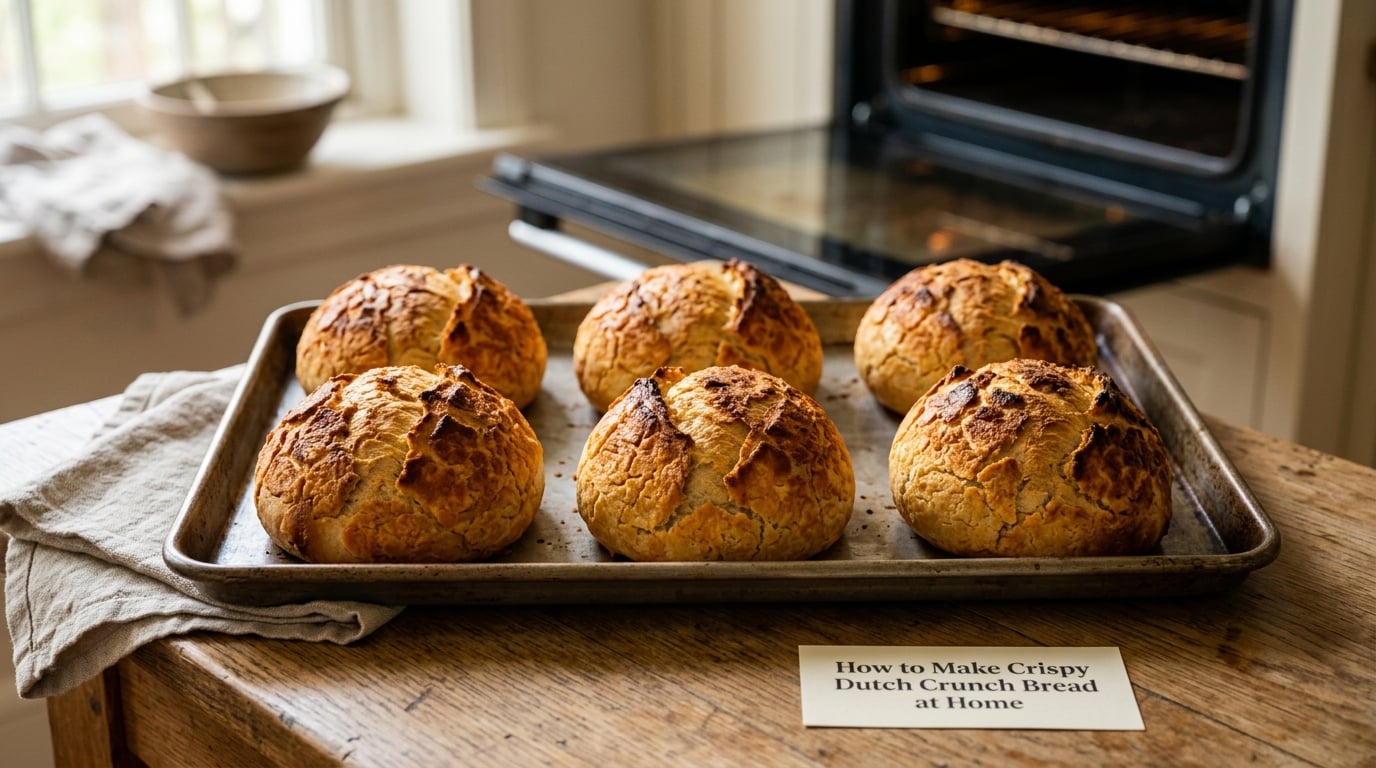 How to Make Crispy Dutch Crunch Bread at Home