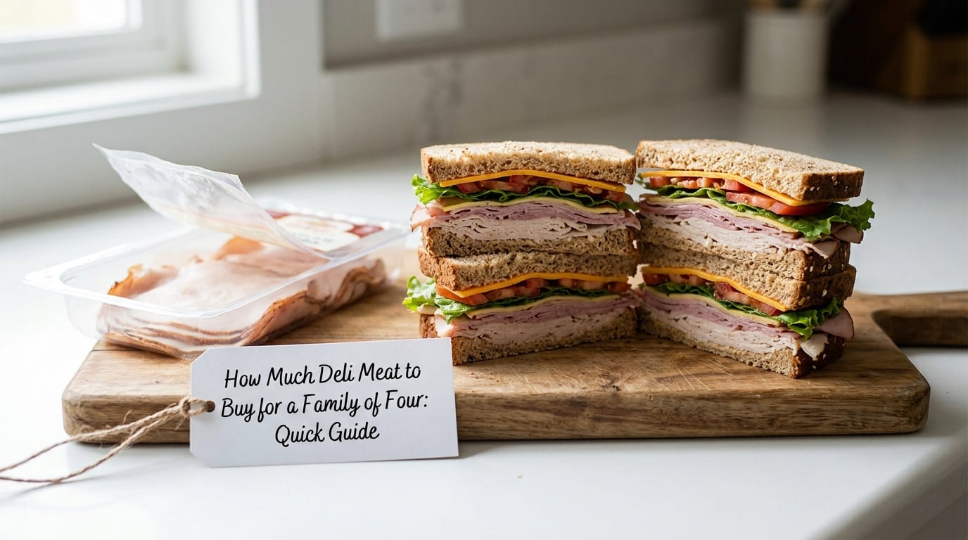 How Much Deli Meat to Buy for a Family of Four: Quick Guide