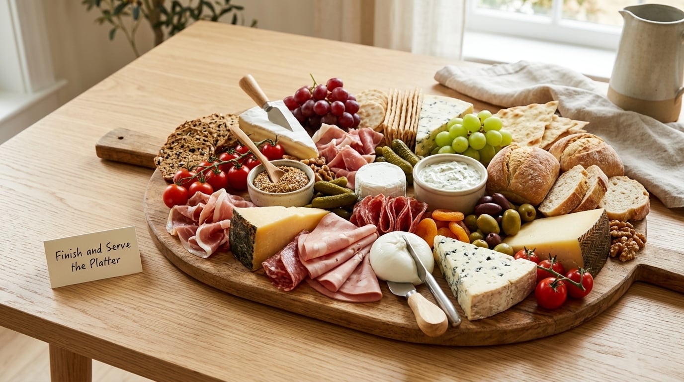 Finish and Serve the Platter