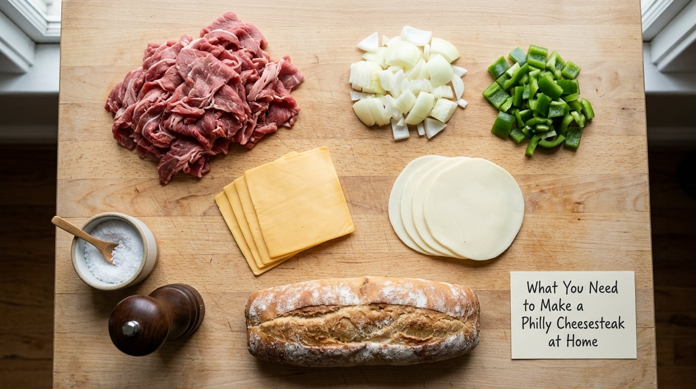 What You Need to Make a Philly Cheesesteak at Home