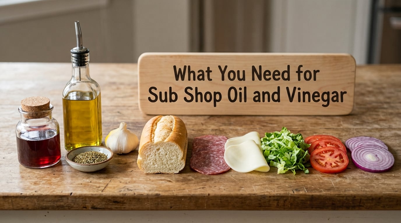 What You Need for Sub Shop Oil and Vinegar