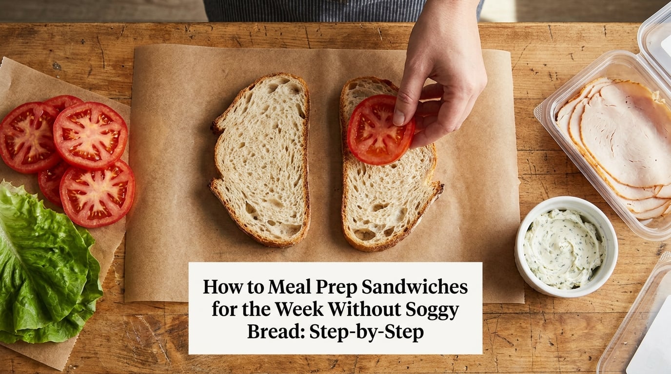 How to Meal Prep Sandwiches for the Week Without Soggy Bread: Step-by-Step