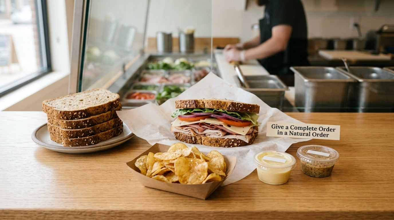 Give a Complete Order in a Natural Order