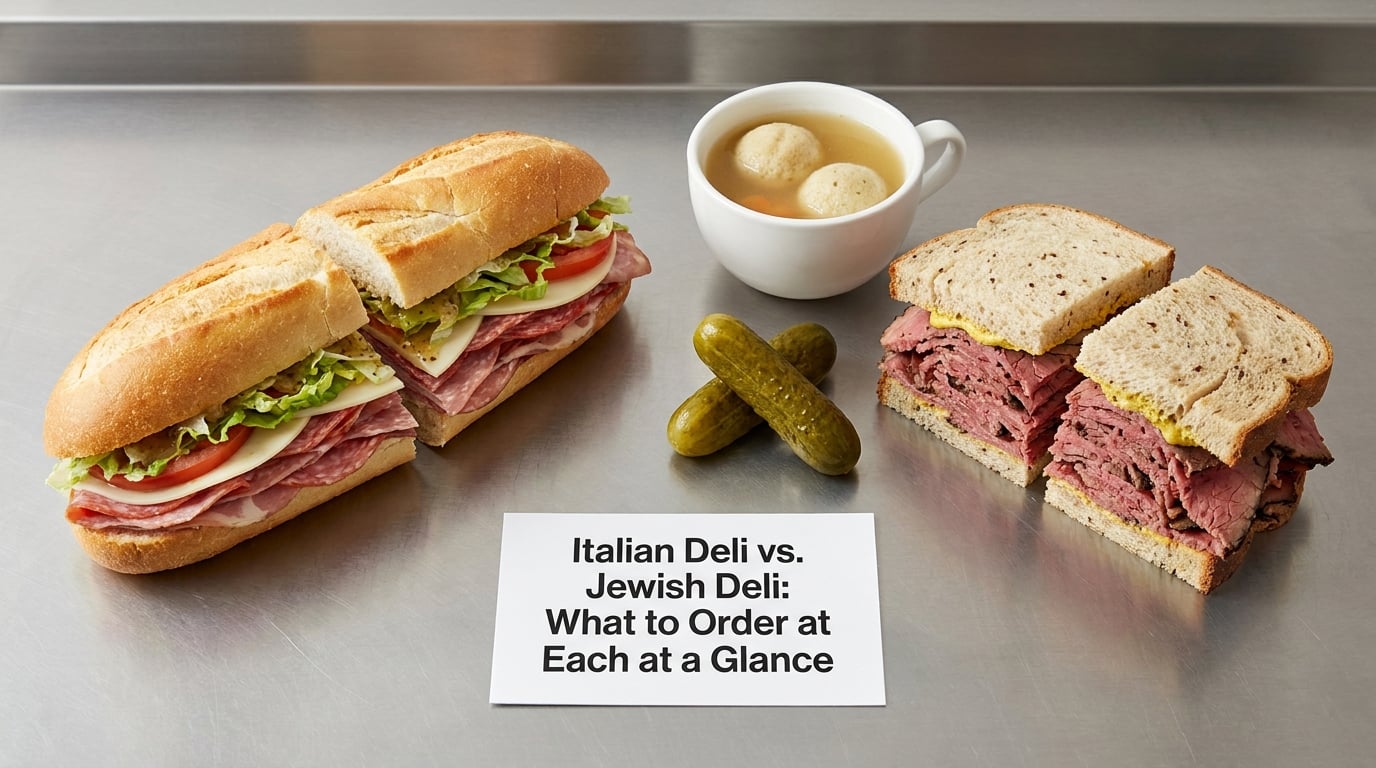 Italian Deli vs. Jewish Deli: What to Order at Each at a Glance