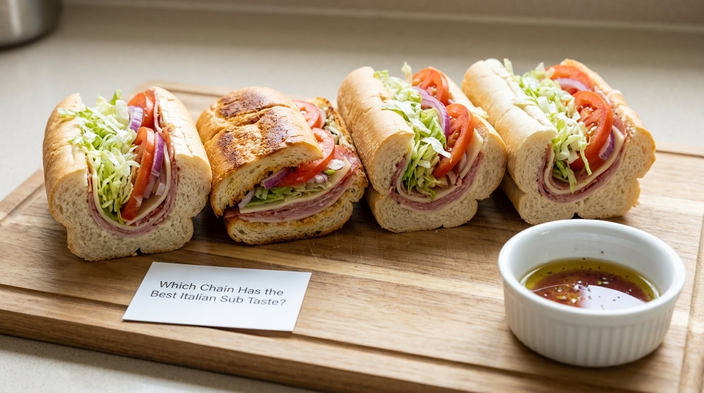 Which Chain Has the Best Italian Sub Taste?