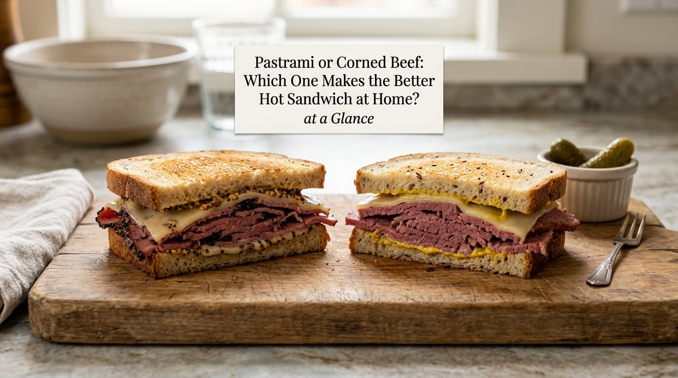 Pastrami or Corned Beef: Which One Makes the Better Hot Sandwich at Home? at a Glance