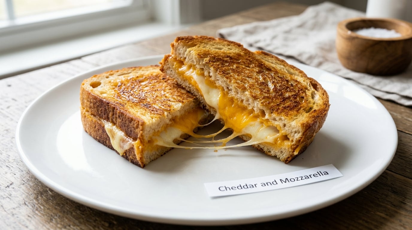 Cheddar and Mozzarella