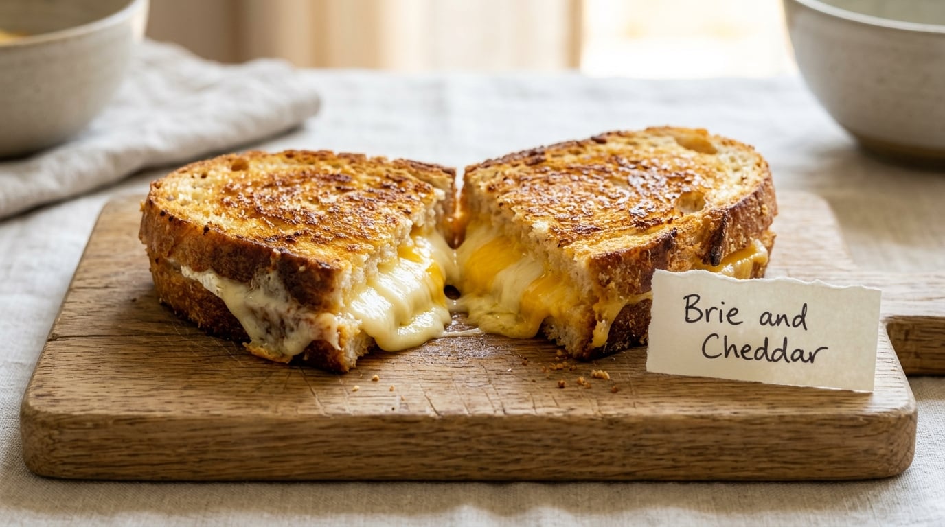 Brie and Cheddar