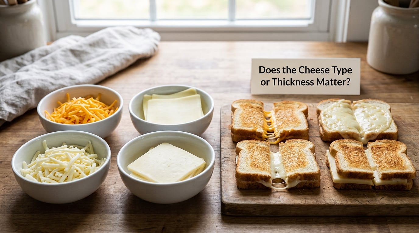 Does the Cheese Type or Thickness Matter?