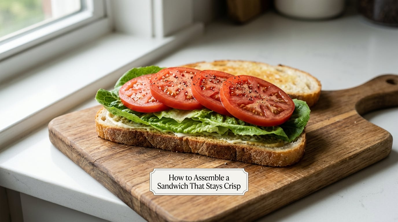 How to Assemble a Sandwich That Stays Crisp