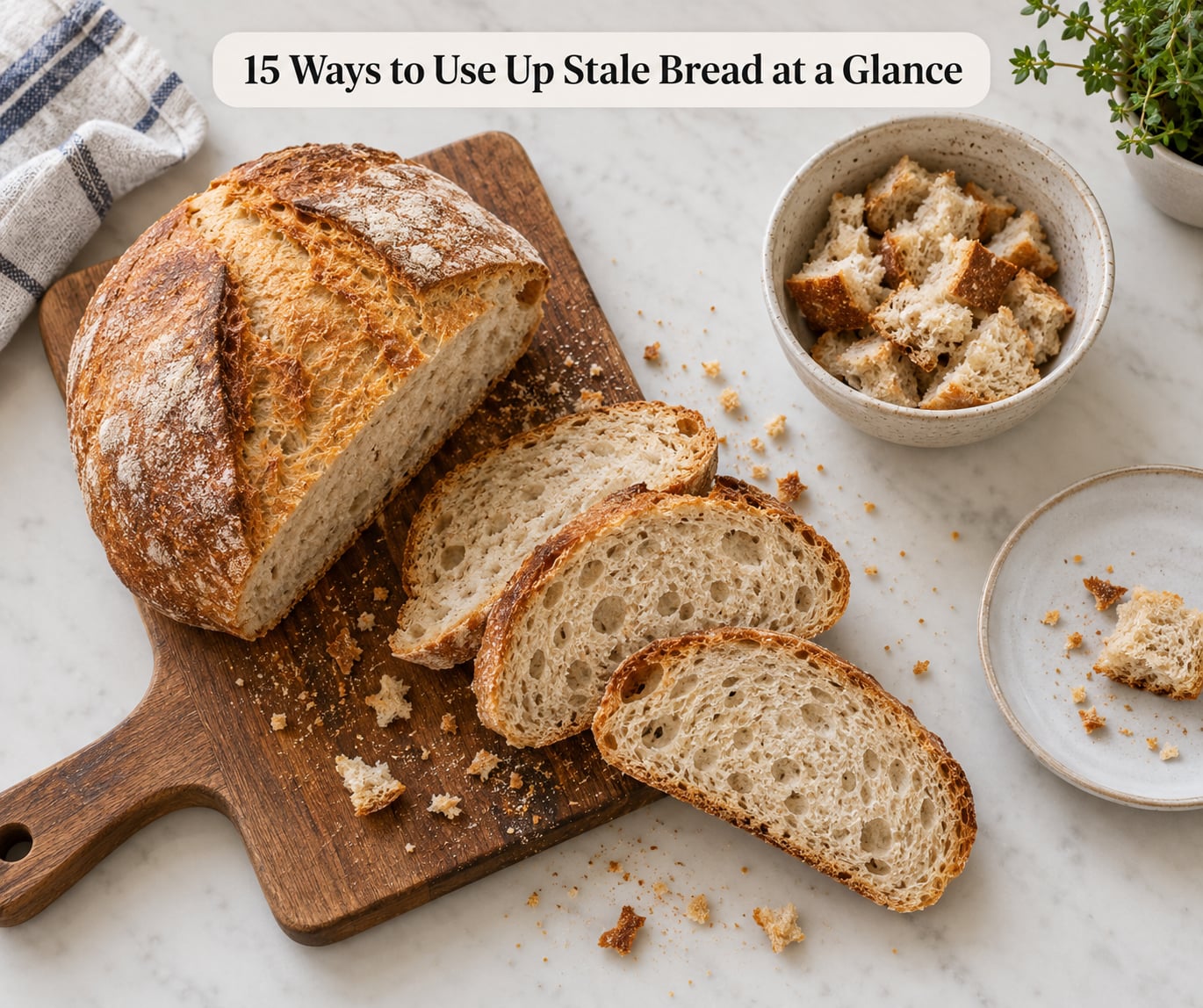15 Ways to Use Up Stale Bread at a Glance