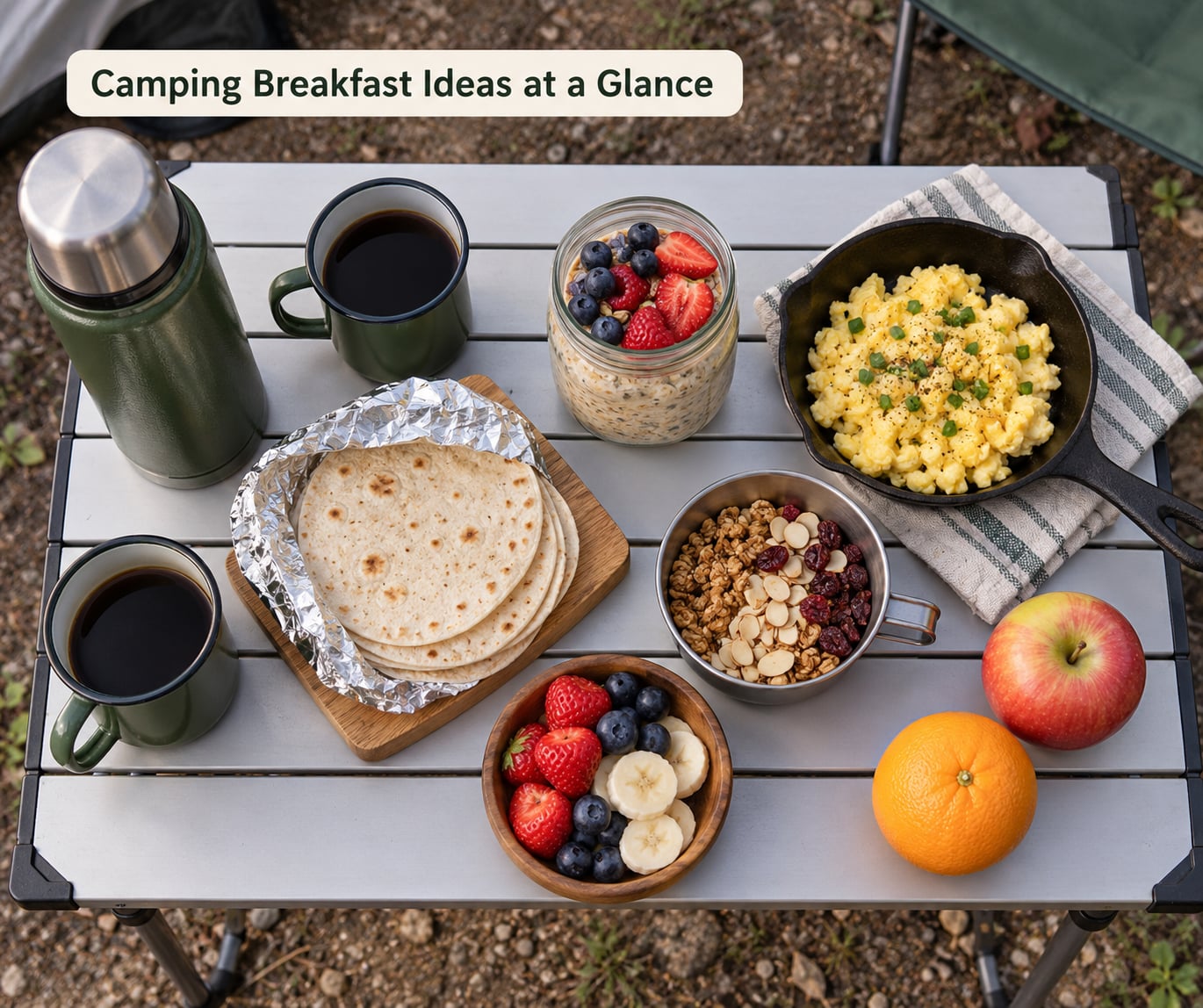 Camping Breakfast Ideas at a Glance