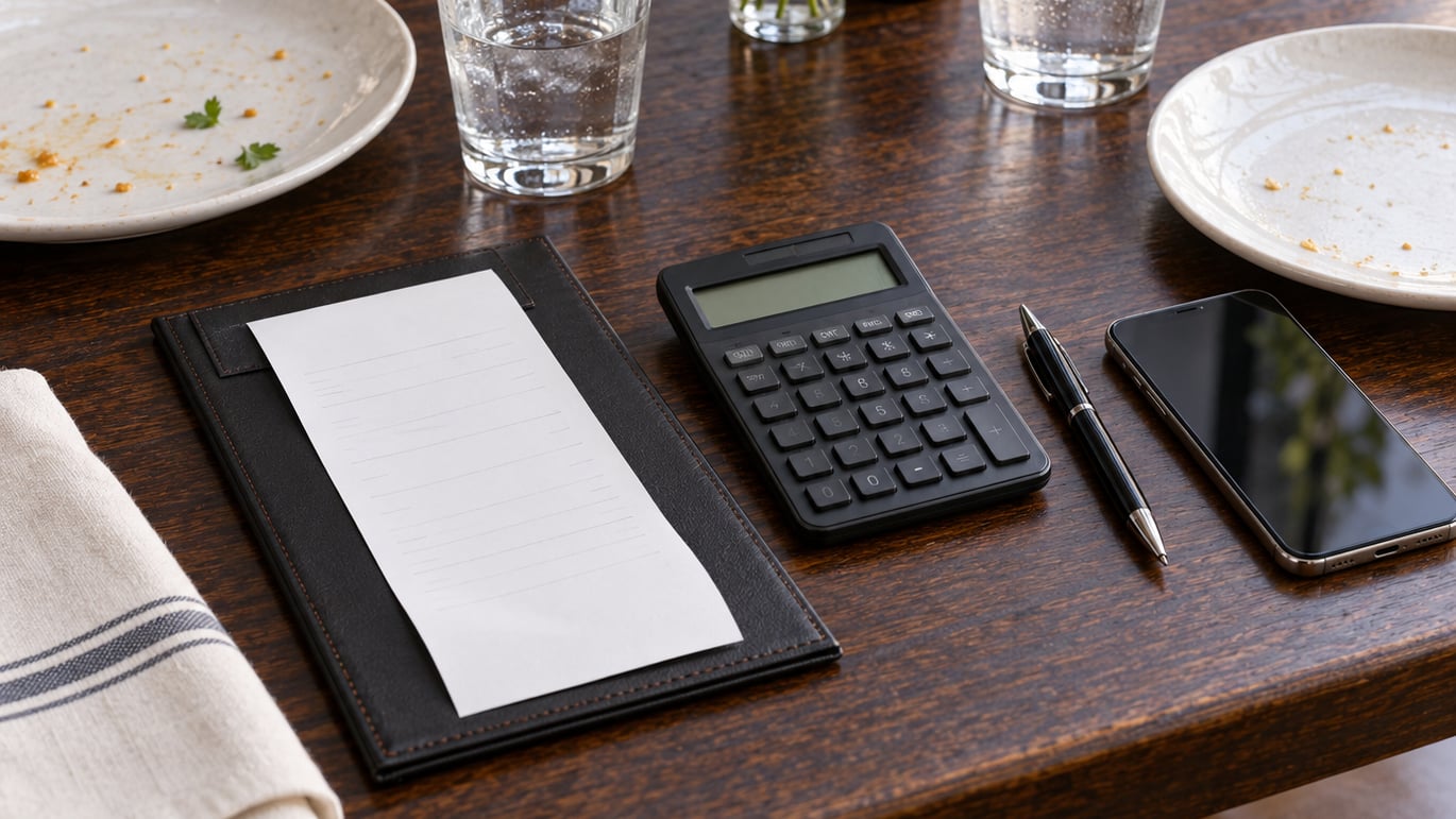 how to split the bill at a restaurant without awkwardness