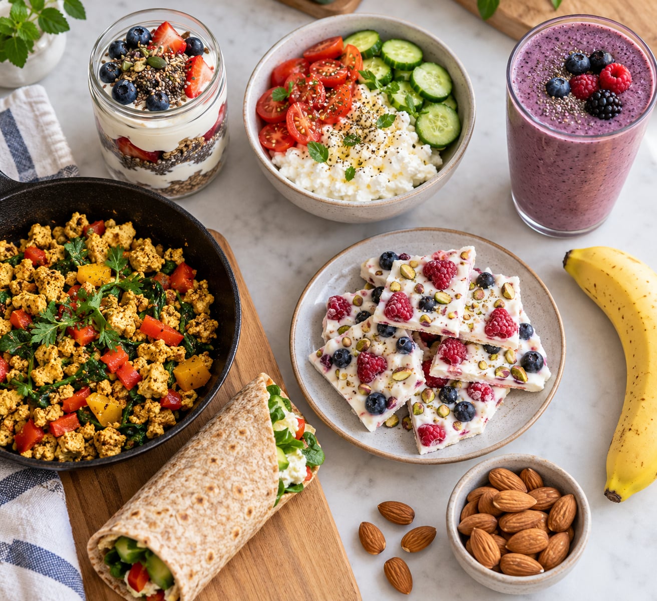 high-protein breakfast ideas without eggs
