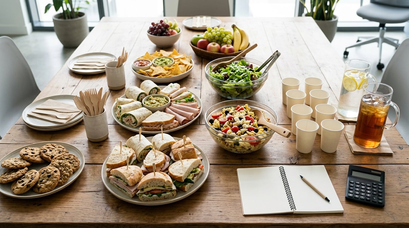 How Much Food to Order for an Office Lunch: A Planning Guide by Headcount