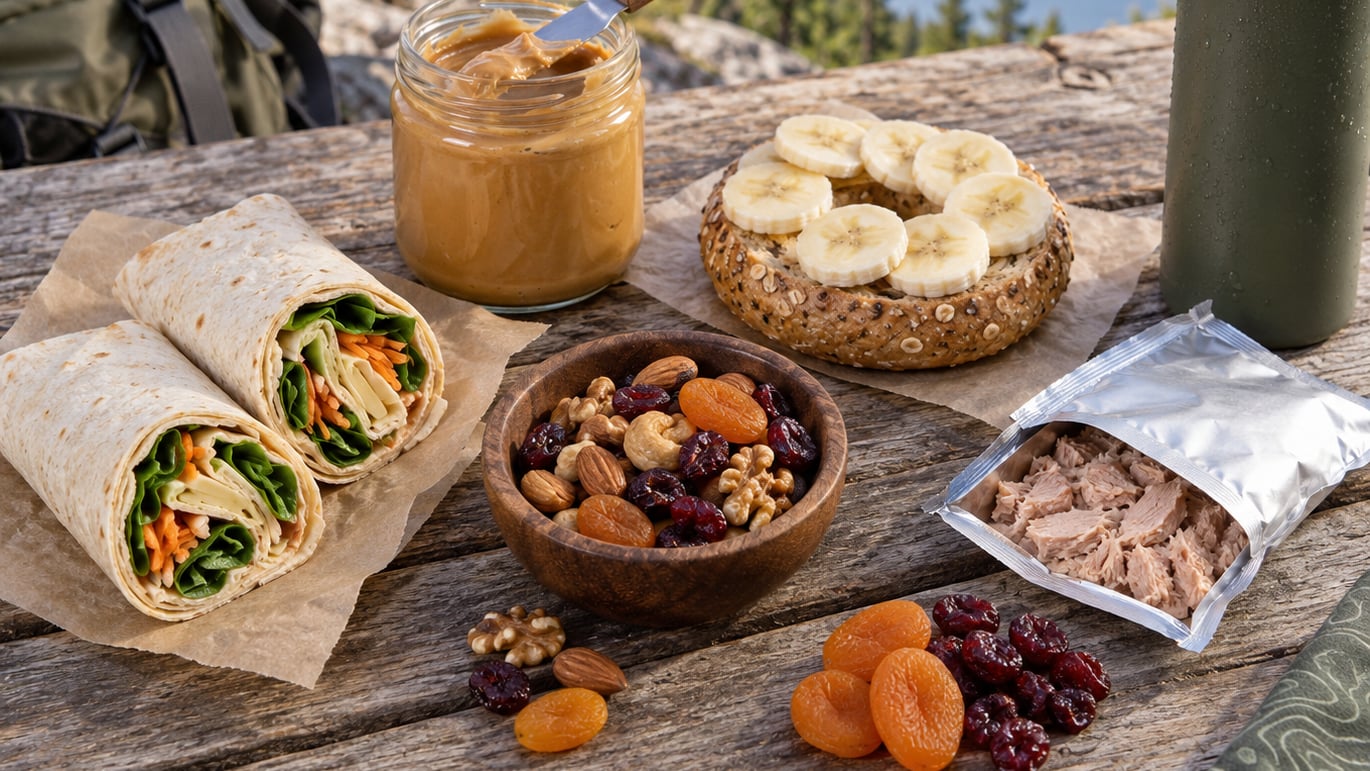 no-cook backpacking meals